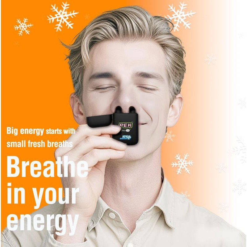 Pek Pro 2.0 Nasal Stick Inhaler, FreshVibe, Natural Essential Oil