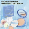 J Polvo Compact Tono 02 Beige Natural Fijador Mate ..