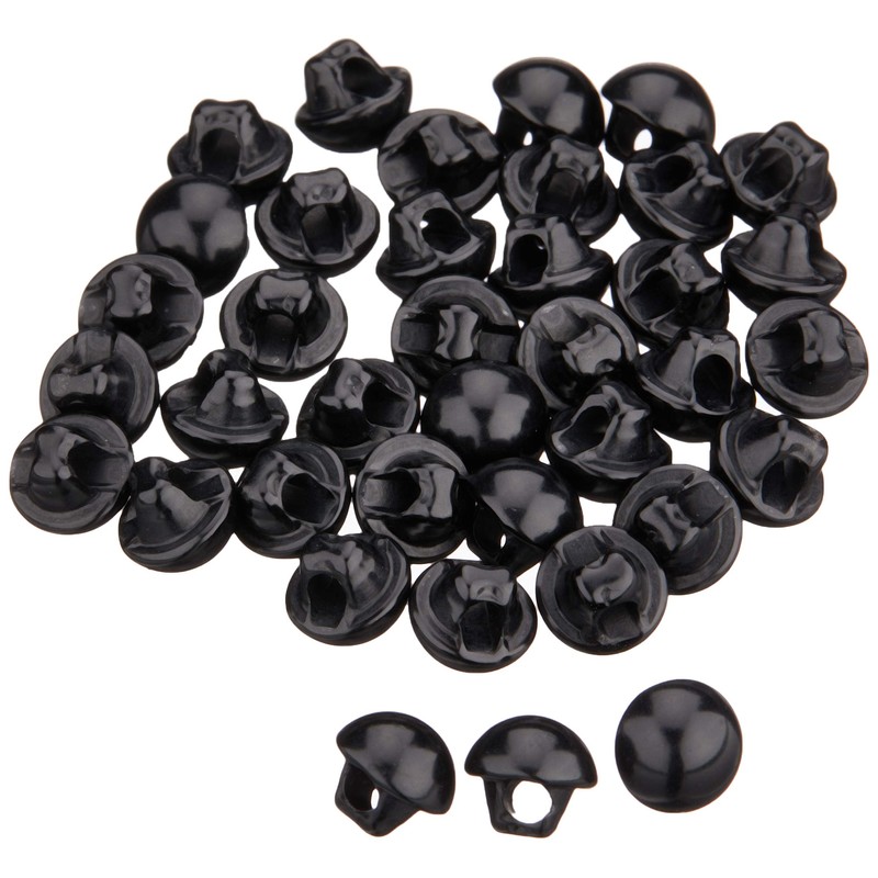 Nippon Chuko CE141-1-144 Back Hole Eyeball Buttons, 144 Pieces, 0.2