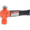 PRO SOURCE Steel Ball Pein Hammer: 1 lb Head, 14"
