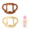 Bottle Handles for Dr. Brown's Narrow Baby, Wide-Neck, Removable Easy-Grip