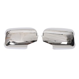 Tumukiw 2PCS Car Rearview Mirror Cover Trims Compatible with Honda Pilot 2009-2015 Car Exterior Door Side Rear View Mirror Protector Cover ABS Accessories (Silver)