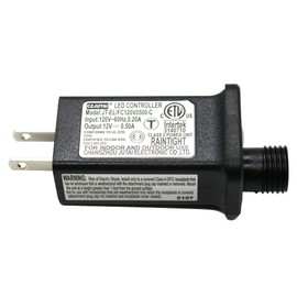 8 Mode Light LED Transformer 12V LED Controller Class 2 Power Supply, Low Voltage Transformer US Plug Adapter Replacement for String Light, not Fit for 8 Mode with Control Box and 1 Mode