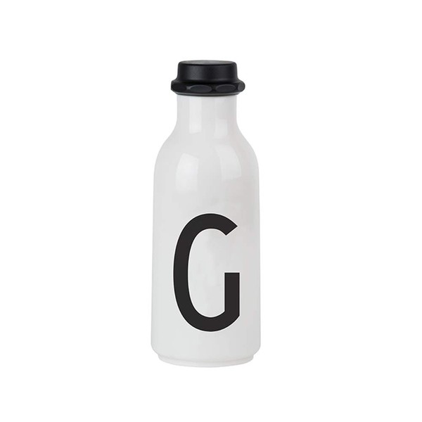 Design Letters Drinking Melamine Personal Initial Alphabet Bottle G