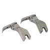 2pcs Flat Bed Sewing Machine Zipper Foot Professional Rust Prevention