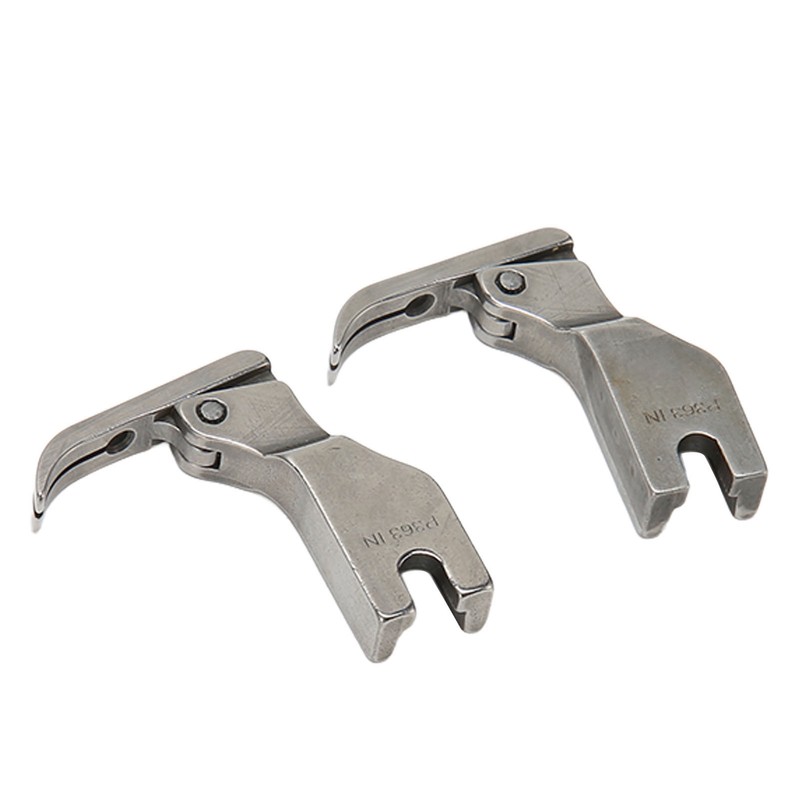2pcs Flat Bed Sewing Machine Zipper Foot Professional Rust Prevention