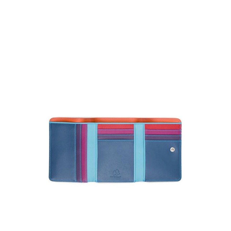 mywalit Tri-Fold Wallet - Leather, Multi-Color, 8 Card, Id Window,