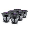 Pack of 6 Reusable K Cups Compatible for K eurig