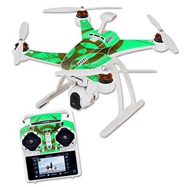 MightySkins Skin Compatible with Blade Chroma Quadcopter Drone wrap Cover Sticker Skins Biohazard