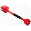 Norpro 1088R Cepillo de fregar/raspador, rojo, 13 pulgadas