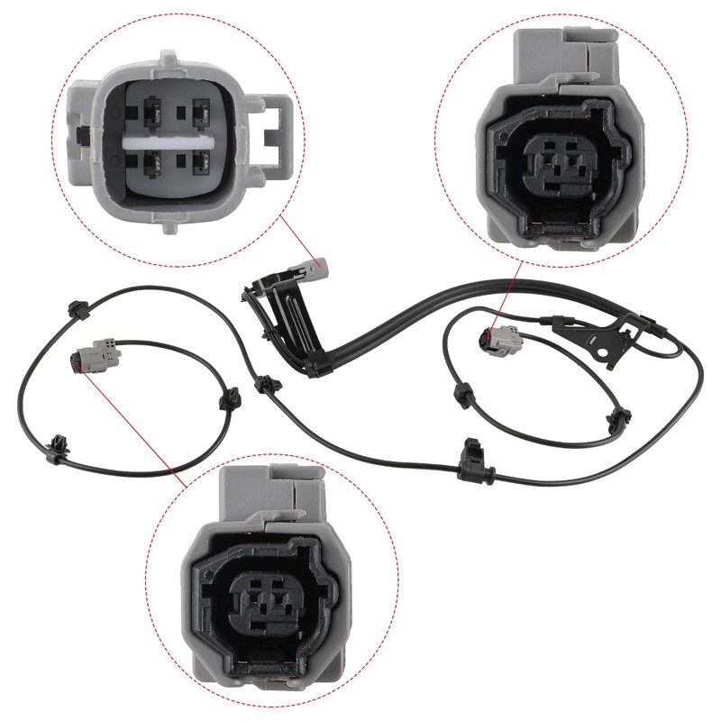 AUTOKAY Rear Driver and Passenger Side ABS Sensor Wiring Harness