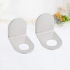 2pcs Wall Mounted Hand Holder Hanging Rack Shampoo Shelf Kitchen