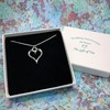 Tin Heart Necklace in 10th Wedding Anniversary Commemorative Gift Box