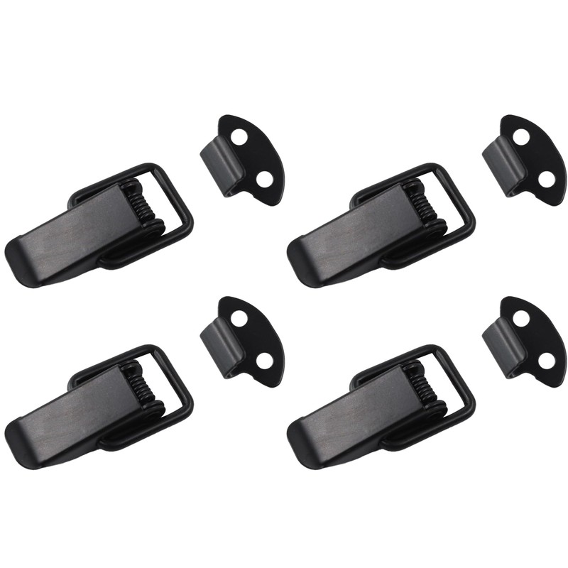 bociloy 4Pcs Stainless Steel Spring Lock Clasp Buckle Latch, 2.24"