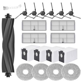 20 PCS Accessories for Dreame X40 Ultra Robot Vacuum, Replacement Parts Main Brush, Side Brush, Filter, Mop Pad, Dust Bag