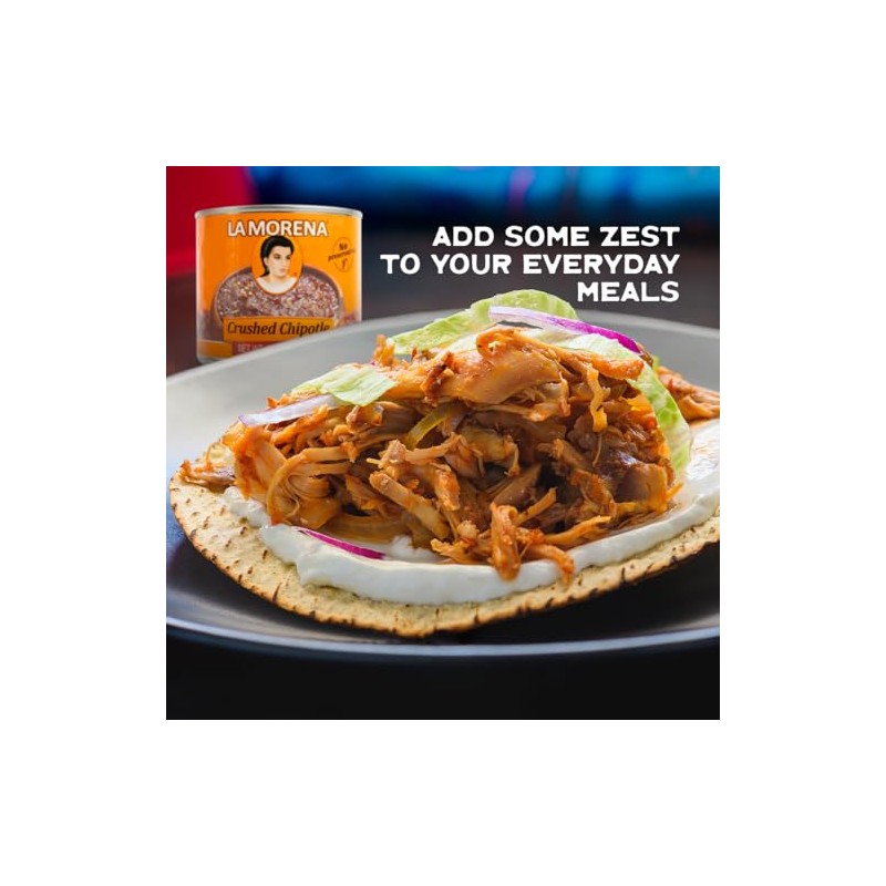 La Morena Crushed Chipotle peppers 13oz (SINGLE) (Packaging may vary)