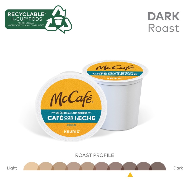 McCafe Cafe Styles of Latin America Cafe con Leche, Keurig
