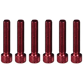 Blister pack of 6 screws in aluminum M6 x 30mm