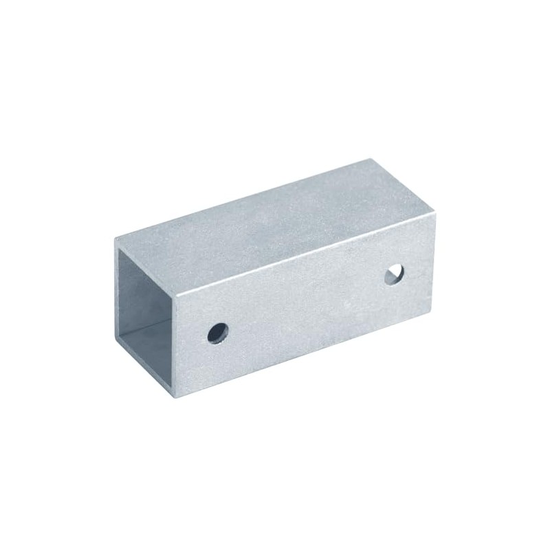 OTTFF 10 Pack 1" Aluminum Square Tube Connector, 2 Way