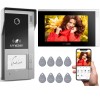 TMEZON 2MP Video Doorbell Smart Intercom Entry System 7'' Touch