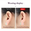 Silicone Earring Backs Stopper for Piercings, Clear Plum Blossom Support