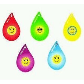 CERTIFIED 25 X ASSORTED COVEVA TEAR DROP SUN SMILEY FACE HANGING AIR FRESHENERS FOR CARS VANS TRUCKS VEHICLES ETC
