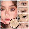 KARLOR Makeup Highlighter Palette, Glitter Eyes Face Highlighter Powder Eyeshadow