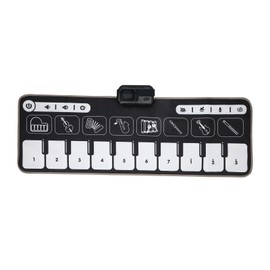 Kids Piano Mat 43.3 X 14.2in Adjustable Volume 10 Keys Musical Mat Keyboard Music Mat