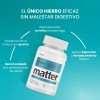 Matter Ferral Hierro Bisglicinato Ferroso y Vitamina C, Alta absorción,