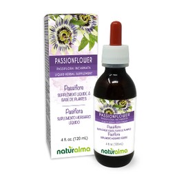 Naturalma Passionflower (Passiflora incarnata) herb with Flowers Alcohol-Free Tincture - 4 fl oz Liquid Extract in Drops - Herbal Supplement - Vegan