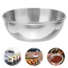 Operitacx 6Pcs Stainless Steel Metal Bowl Steel Plates Mini Stainless