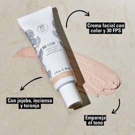 XAMANIA BB Cream #2 Claro. Maquillaje y Crema Hidratante de Jojoba + Incienso. Protege, Empareja & Nutre. FPS 30. Piel Normal/Mixta, 30 ml