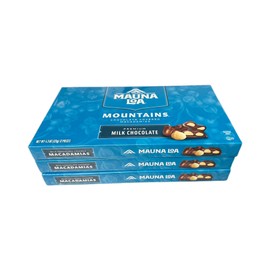 Multi Pack Mauna Loa Mountains Chocolate Covered Macadamia Nuts (3-5oz boxes) (3 Boxes-45 pieces) by Mauna Loa