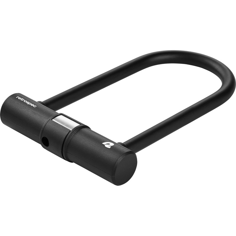 Retrospec Lookout Bike Lock with 14mm Hardened Steel U-Lock &