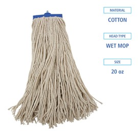 Boardwalk - BWK720C - Mop Head Economical Lie-Flat Head
