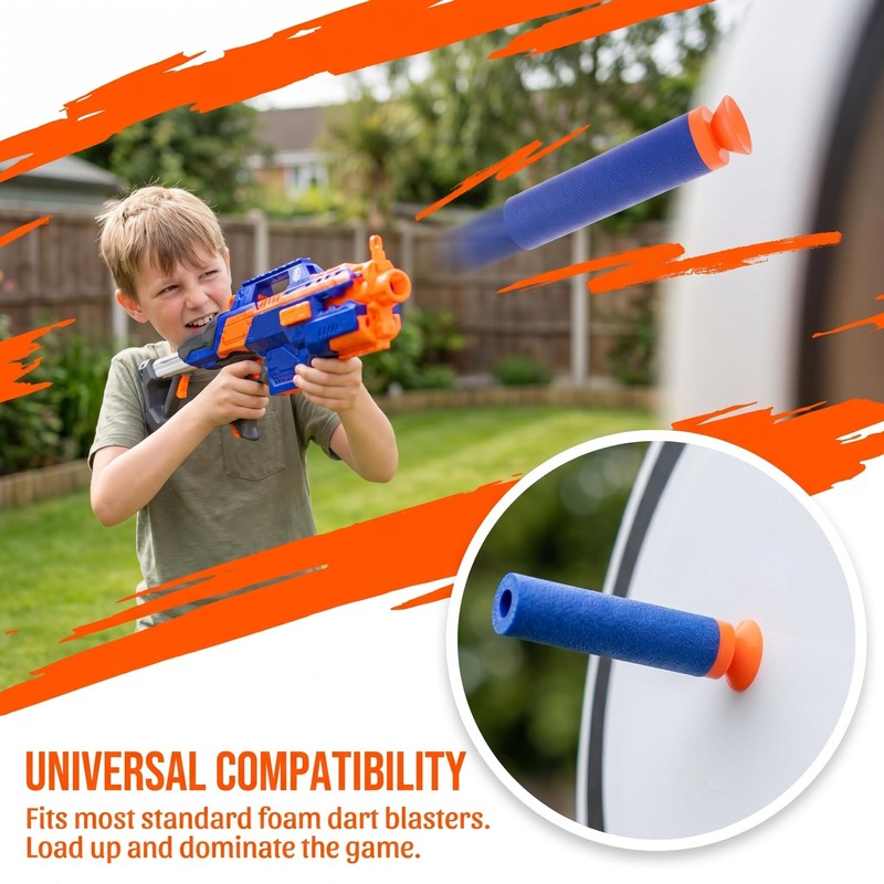 SYNTHORA 100 Refill Pack Foam Darts with Suction Cup, 2.8