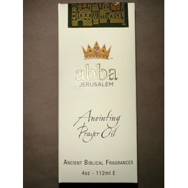 Pray for The Peace of Jerusalem -Frankincense & Myrrh 1/2oz Bottle of Anointing Prayer Oil - ABBA Jerusalem