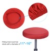 PATIKIL 9.5" Round Bar Stool Cover, 2 Pack Washable Elastic