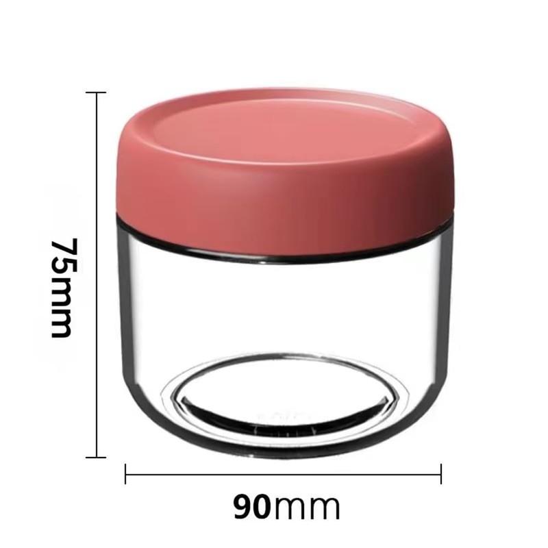 Habwah 4 Pack Overnight Oats jars with Lids, Reusable Glass