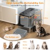 2025 Smart Infrared Sensor Stainless Steel Litter Box with Lid,