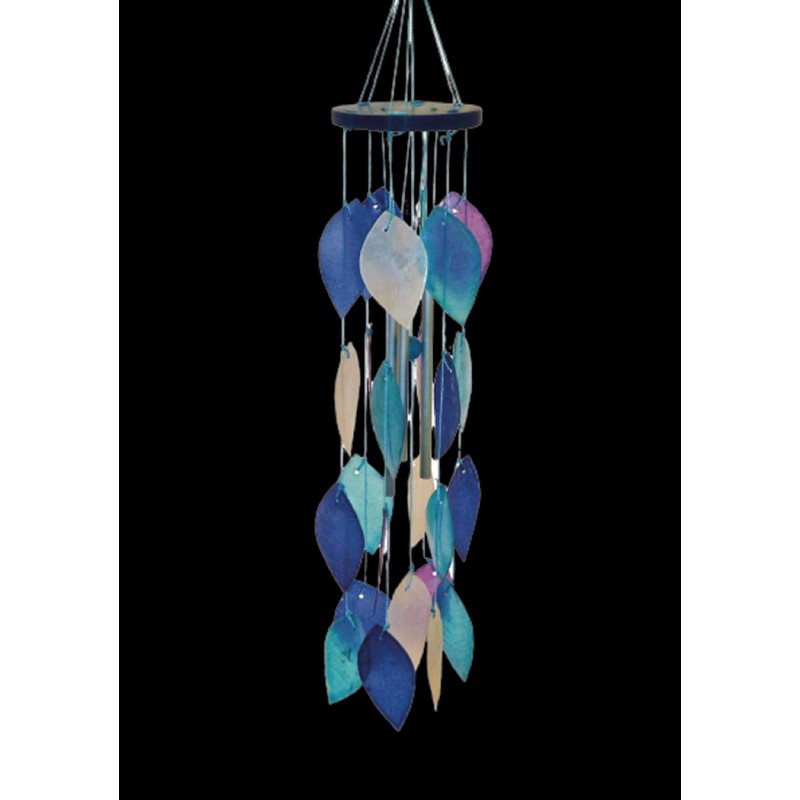 My Family House Capiz Shell Wind Chime Patio Garden Decor