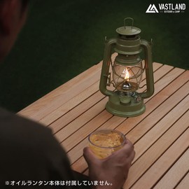 VASTLAND Oil Lantern Refill Wick Medium Size Width 0.4 inches (10.5 mm) x Length 1.7 ft (4.5 m)