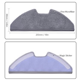 Neutop Replacement Washable Mopping Cloth Mop Pads Compatible with eufy RoboVac G30 Hybrid, G20 Hybrid, G10 Hybrid, Robot Vacuums Accessory, 6-Pack.