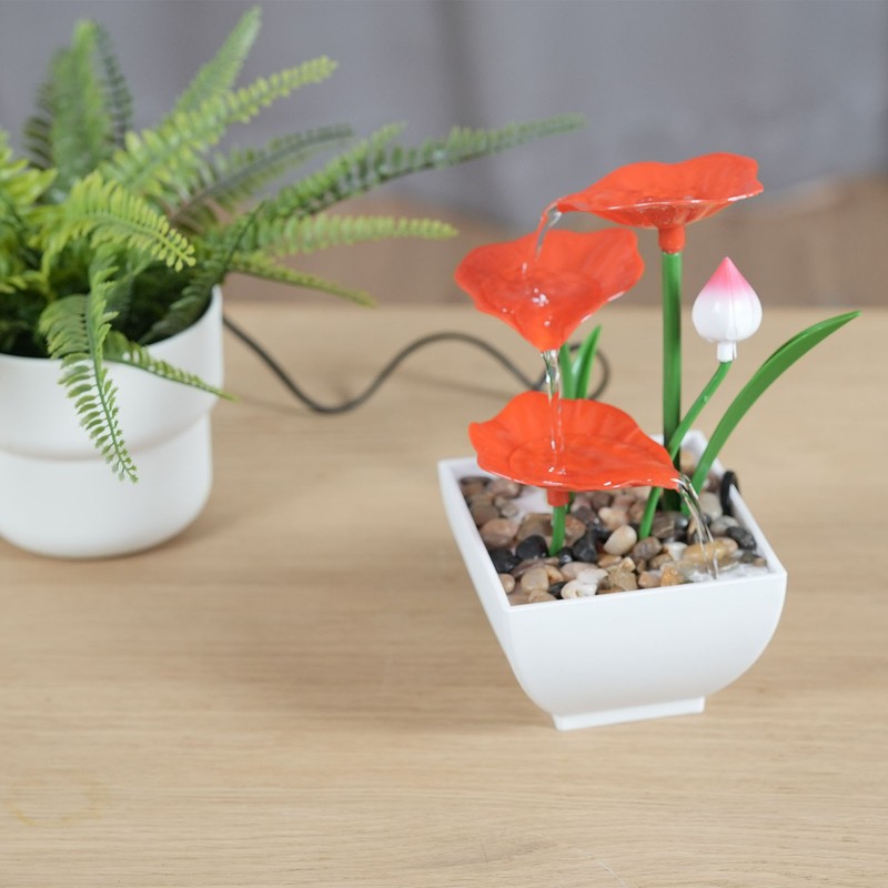 Desktop Fountain Ornament Indoor Small DIY Tabletop Circulating Waterfall Decoration