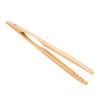 Redecker Oiled Beechwood Grill Tongs, 100% Handmade BBQ Tongs with