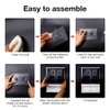 Conwomin Laundry Detergent Dispenser, Wall Mounted Laundry Scent Boosters Beads
