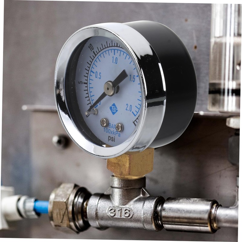 VILLFUL Vacuum Pressure Gauge Air Compressor Oil Water Gas Vacuum