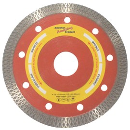 4 1/2 in Super Thin Diamond Blade 4 1/2 Cutting Disc for Cutting Porcelain Tiles Granite Marble Ceramics Allowa Angle Grinder to Plunge Cut into Porcelain for Box Cut Outlets and Toilet Flange Cut
