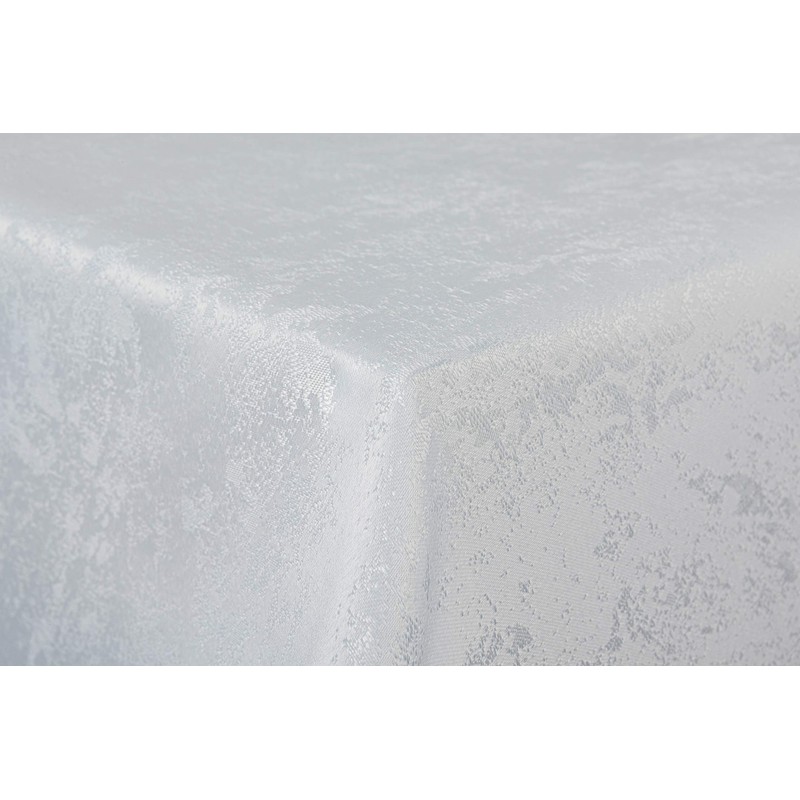 First-Tex Tablecloth Damask Jacquard Brilliant Mottled 130 x 260 Square