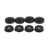 BOGEEL 8Pcs/Set Black Security- License Plate Frame Mounting Screw Bolts